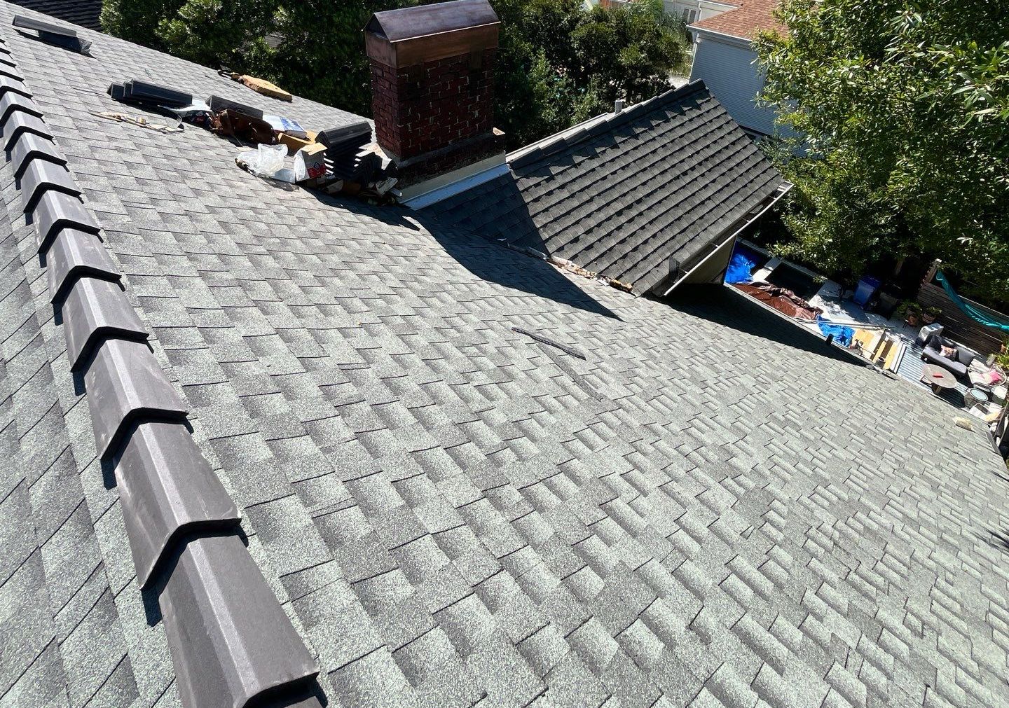 Commercial roofing team at work providing reliable roofing services